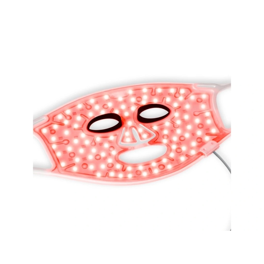 Silk’n - LED RGB therapeutisch gezichtsmasker LED/5V 2000 mAh wit + afstandsbediening