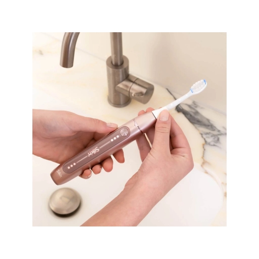 Silk’n - Sonische vibrerende elektrische tandenborstel SONIC YOU 3350 mAh IPX7 roségoud