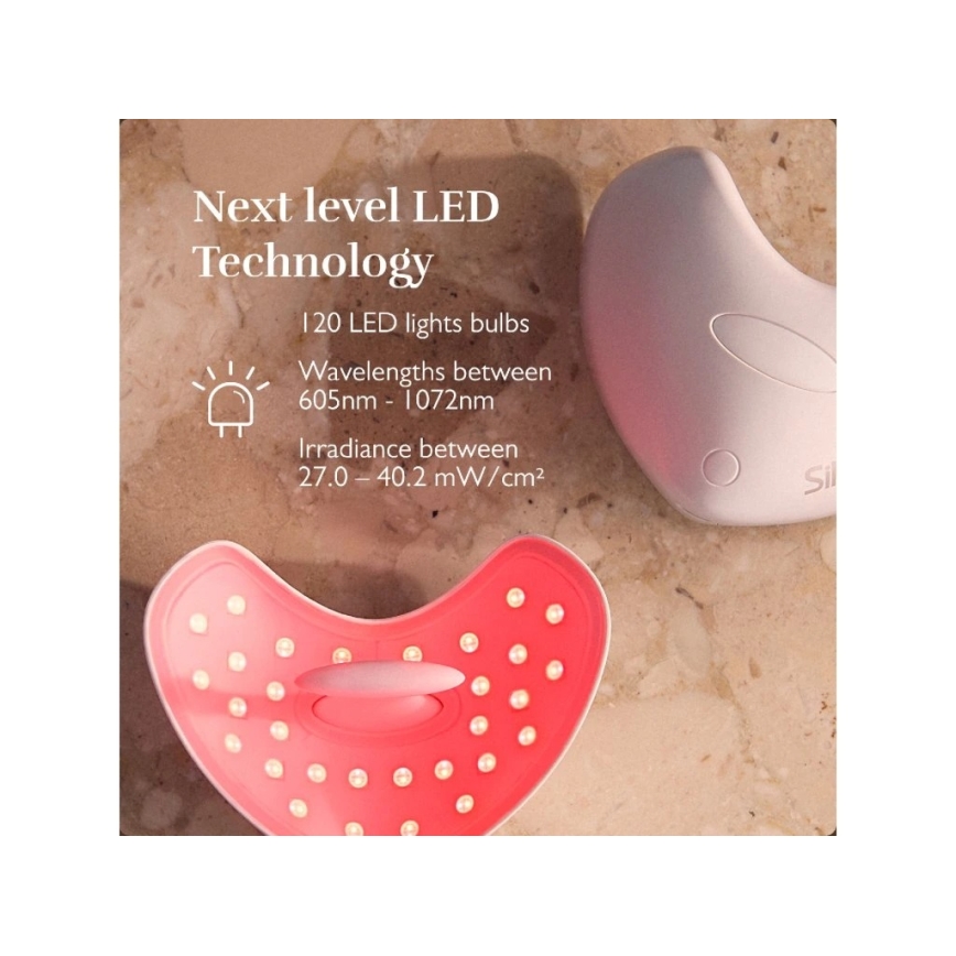 Silk’n - Therapeutisch LED-lipmasker, 5V, 500 mAh, beige