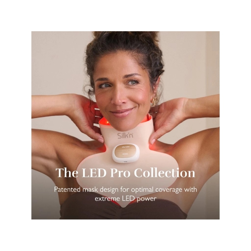 Silk’n - Therapeutisch LED-masker voor de borst LED/5V beige