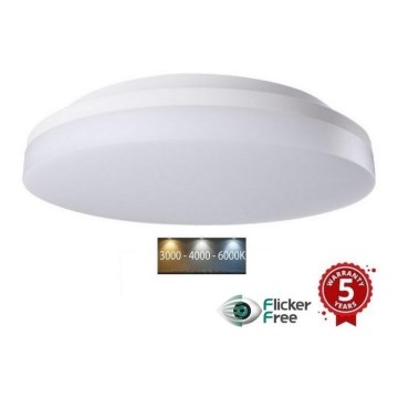 Sinclair - LED Bevestigde verlichting LED/30W/230V 3000K/4000K/6000K IP54 33 cm wit