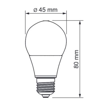 Sinclair - LED Lamp E14/5W/230V 3000K