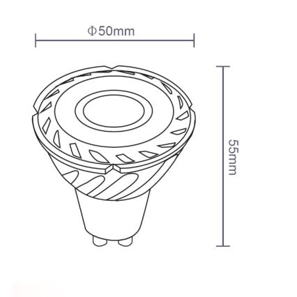 Sinclair - LED Lamp GU10/5W/230V 4000K