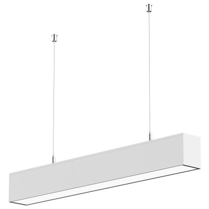 Sinclair - LED Plafondlamp LSM LED/40W/230V 3000K/4000K/5000K 120 cm zilver