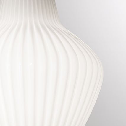 SIRU - Hanglamp aan een koord LONDON 1xE27/60W/230V wit/glanzend chroom Venetiaans glas