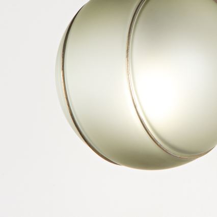 SIRU - Wandlamp FLORET 1xE14/40W/230V bruin/grijs Venetiaans glas