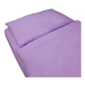 SkinPro Silver - Antibacterieel dekbedovertrek 100x135 cm, paars