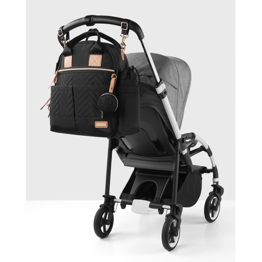 Skip Hop - 6-in-1 Luiertas voor kinderwagen SUITE SET zwart