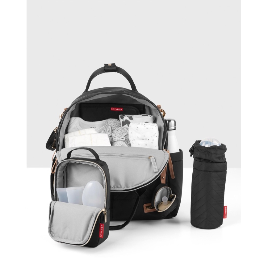 Skip Hop - 6-in-1 Luiertas voor kinderwagen SUITE SET zwart