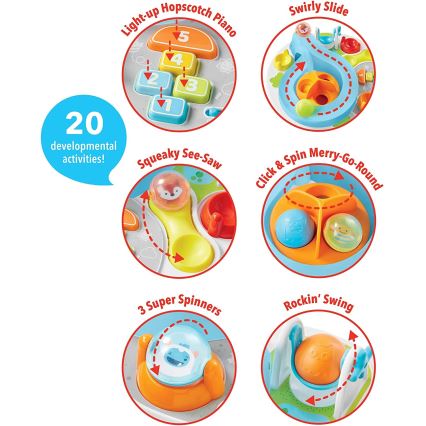 Skip Hop - Activiteitentafel voor kinderen EXPLORE&MORE 3xAA