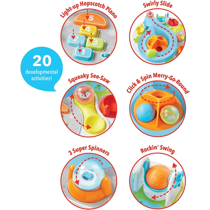 Skip Hop - Activiteitentafel voor kinderen EXPLORE&MORE 3xAA