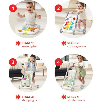 Skip Hop - Baby wandelaar 4in1 EXPLORE&MORE 3xAA