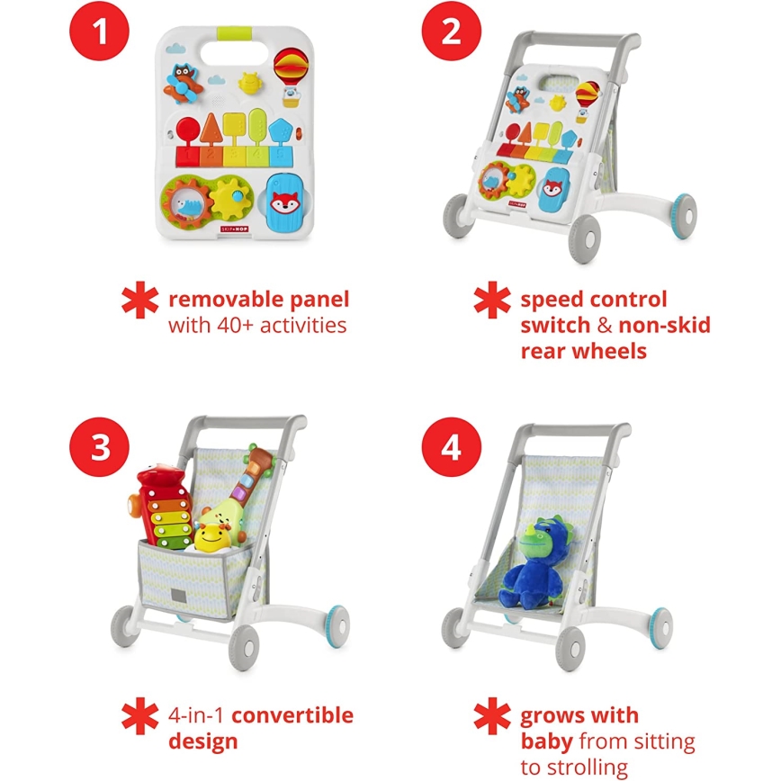 Skip Hop - Baby wandelaar 4in1 EXPLORE&MORE 3xAA