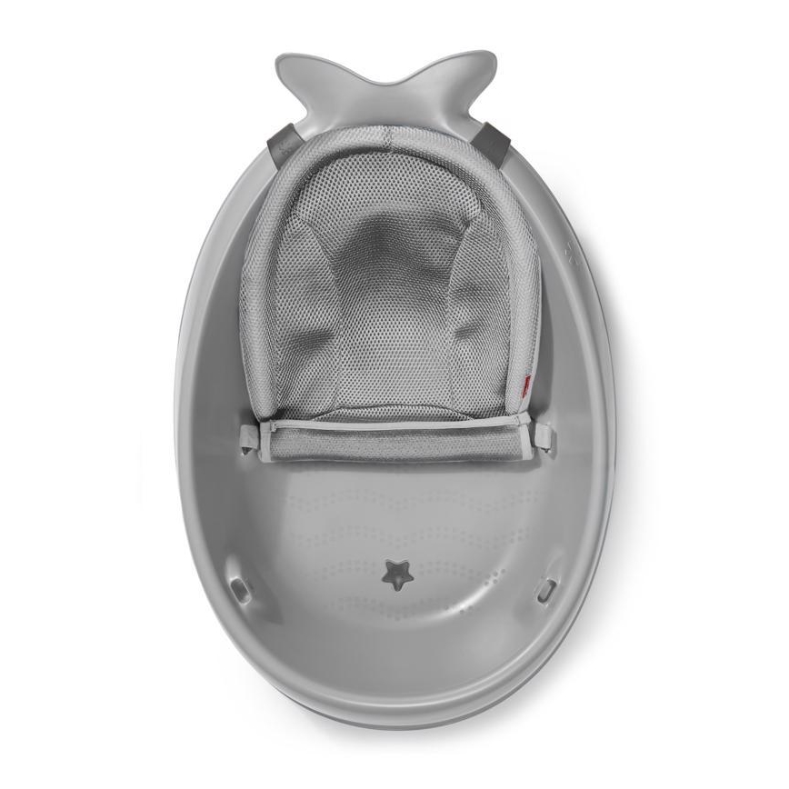 Skip Hop - Babybadje met ergonomisch matje MOBY 3 grijs
