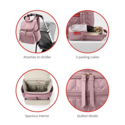 Skip Hop - Luiertas voor kinderwagen FORMA Muave Mist