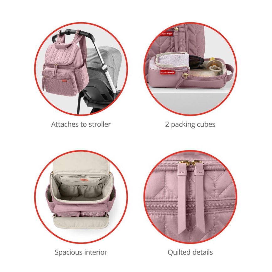 Skip Hop - Luiertas voor kinderwagen FORMA Muave Mist