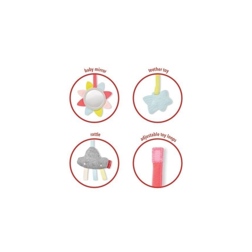 Skip Hop - Kinder speelkleed met houten trapeze LINING CLOUD