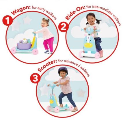 Skip Hop - Loopfiets 3in1 ZOO eenhoorn 3xAAA