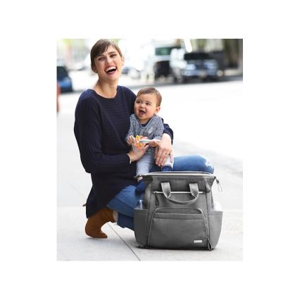 Skip Hop - Luiertas rugzak voor kinderwagen MAINFRAME Charcoal
