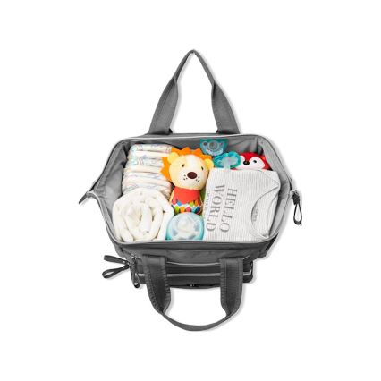 Skip Hop - Luiertas rugzak voor kinderwagen MAINFRAME Charcoal