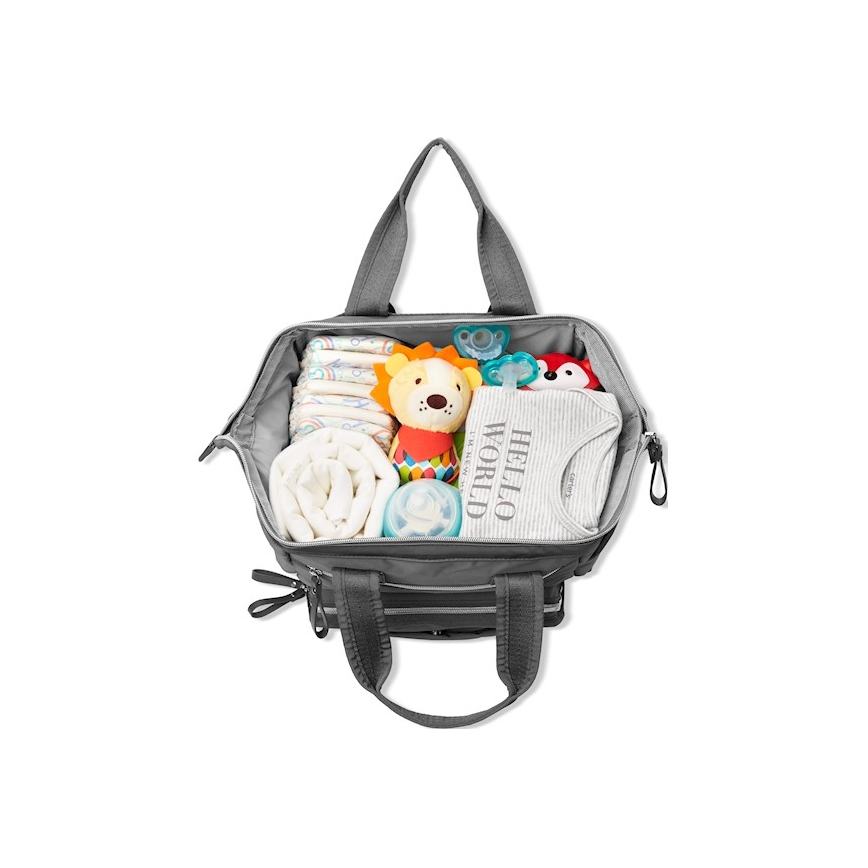 Skip Hop - Luiertas rugzak voor kinderwagen MAINFRAME Charcoal