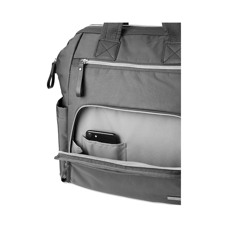 Skip Hop - Luiertas rugzak voor kinderwagen MAINFRAME Charcoal