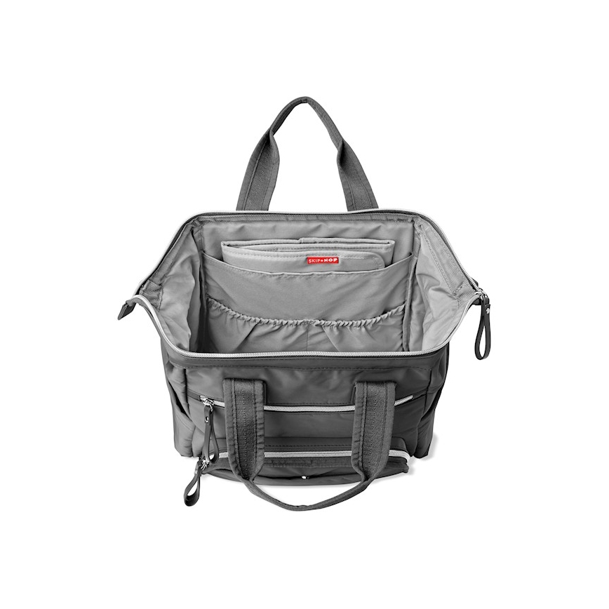 Skip Hop - Luiertas rugzak voor kinderwagen MAINFRAME Charcoal