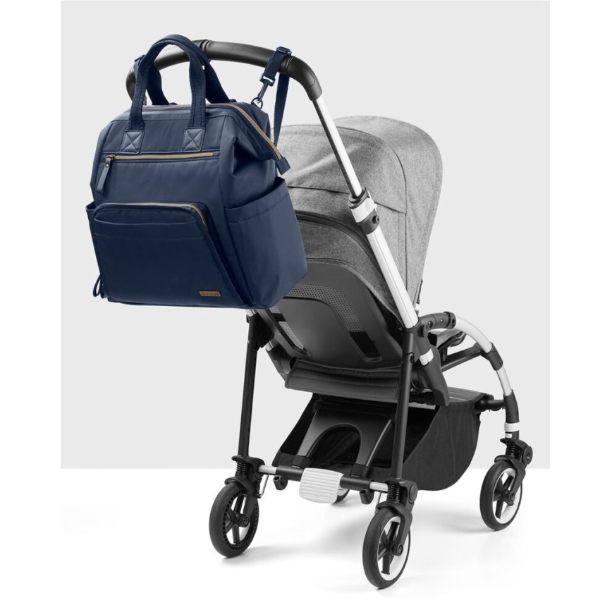 Skip Hop - Luiertas rugzak voor kinderwagen MAINFRAME Midnight Navy