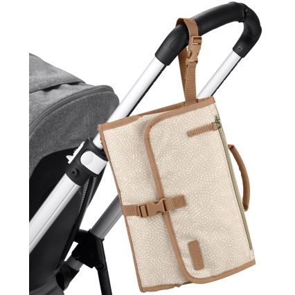 Skip Hop - Reis verschoningsmatje en tas 2in1 PRONTO beige