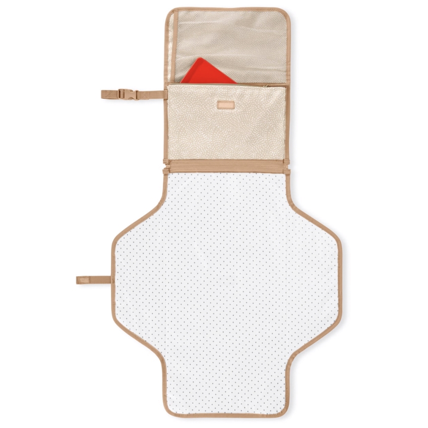 Skip Hop - Reis verschoningsmatje en tas 2in1 PRONTO beige