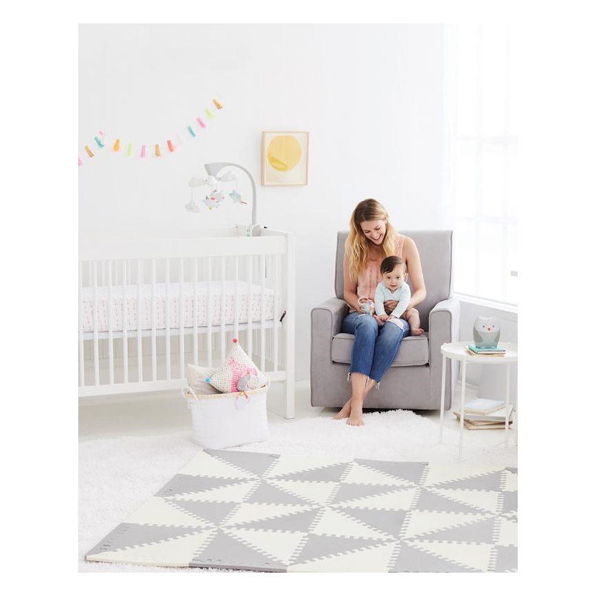 Skip Hop - Schuimmat puzzel 72pcs grijs/beige