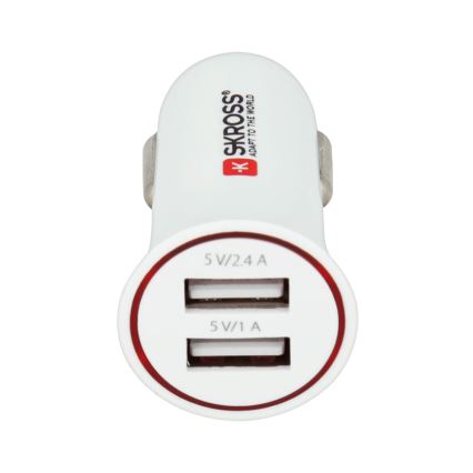 SKROSS - Autolader 2xUSB/3400mA/12-24V/5V
