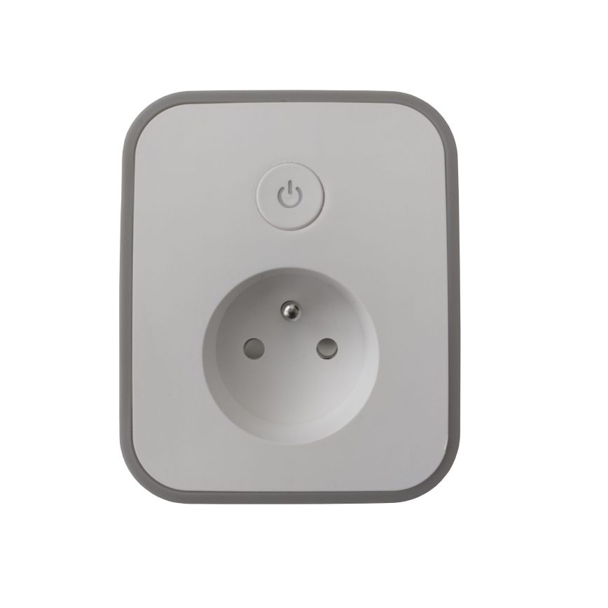 Slim stopcontact met verbruiksmeting 3680W/230V + 2xUSB/12W/5V Wi-Fi