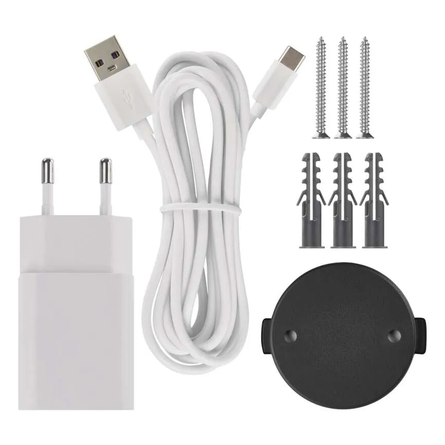 Slimme binnen-draaibare camera met bewegingssensor GoSmart 5V Wi-Fi Tuya wit