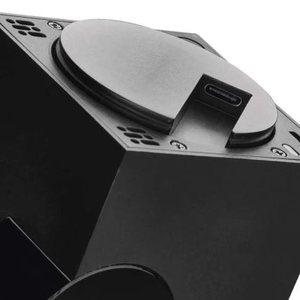 Slimme binnen-draaibare camera met bewegingssensor GoSmart 5V Wi-Fi Tuya zwart