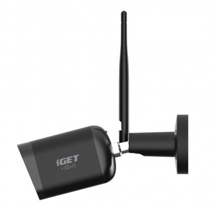 Slimme buitencamera met Full HD 1080p sensor 12V IP65 Wi-Fi Tuya zwart