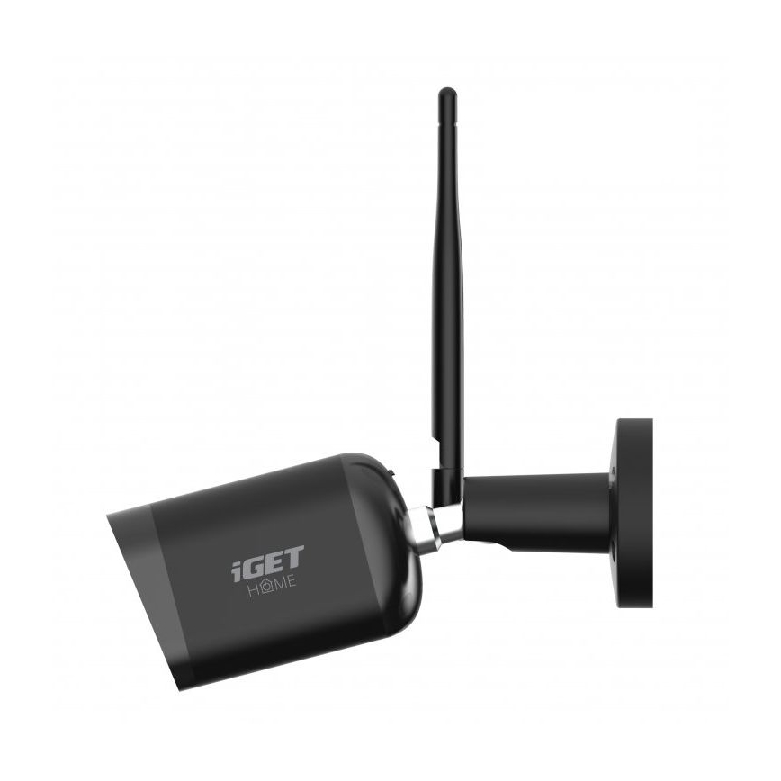 Slimme buitencamera met Full HD 1080p sensor 12V IP65 Wi-Fi Tuya zwart