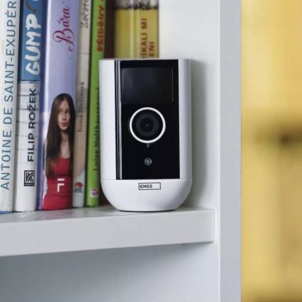 Slimme buitencamera met bewegingssensor GoSmart 5V 9600mAh IP65 Wi-Fi Tuya