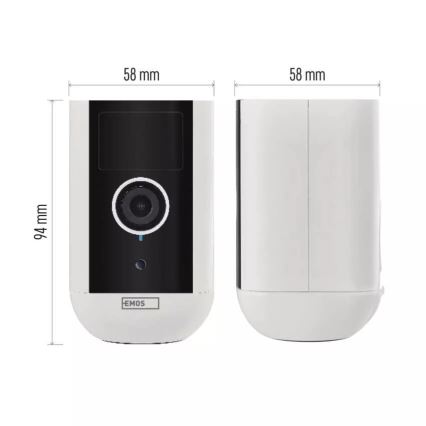Slimme buitencamera met bewegingssensor GoSmart 5V 9600mAh IP65 Wi-Fi Tuya