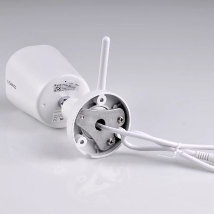 Slimme Camera voor buiten COSMO LED/230V/Wi-Fi Tuya IP66