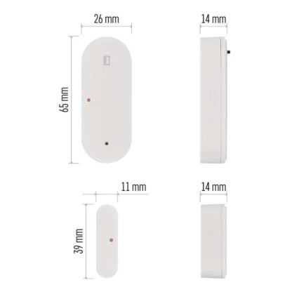 Slimme deursensor GoSmart 1xCR2032