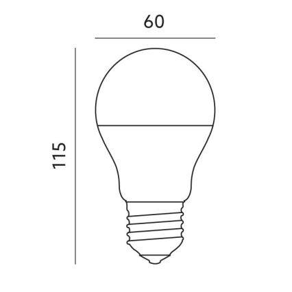 Slimme Dimbare LED RGB Lamp E27/9,5W/230V 2700-6500K Wi-Fi Tuya