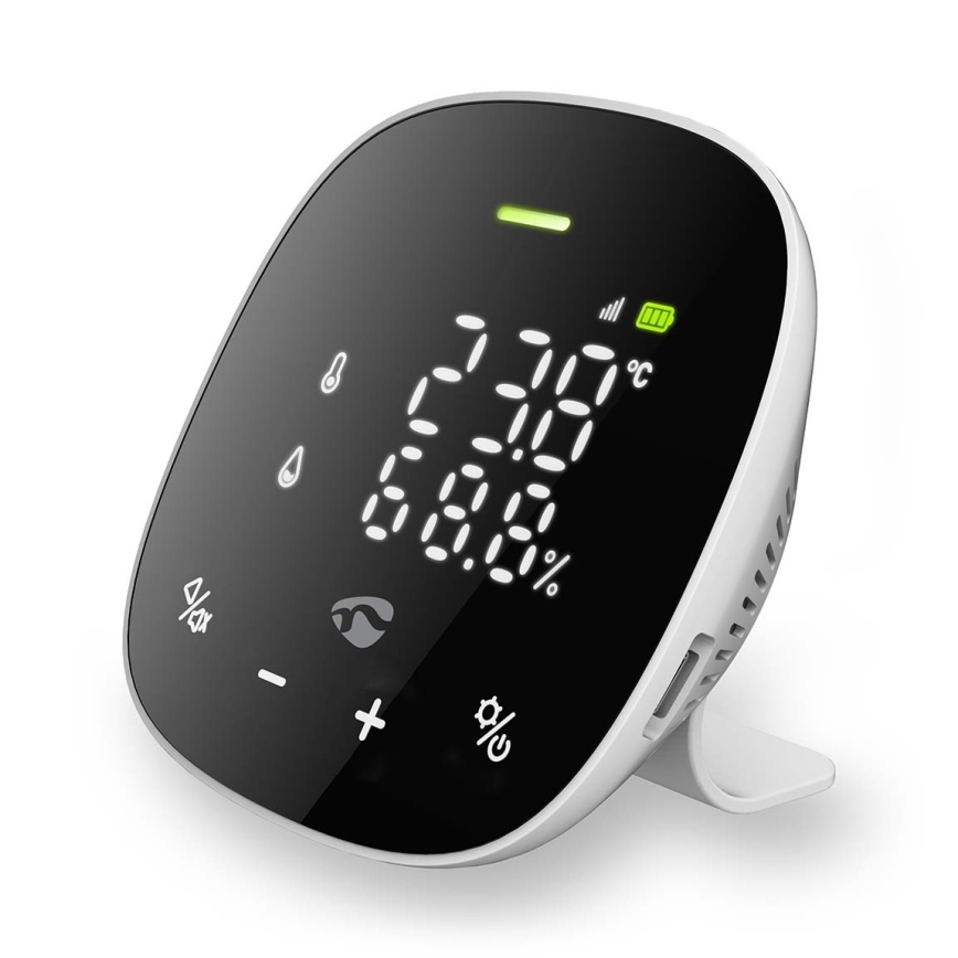 Slimme luchtkwaliteitsmonitor met LED scherm SmartLife Wi-Fi