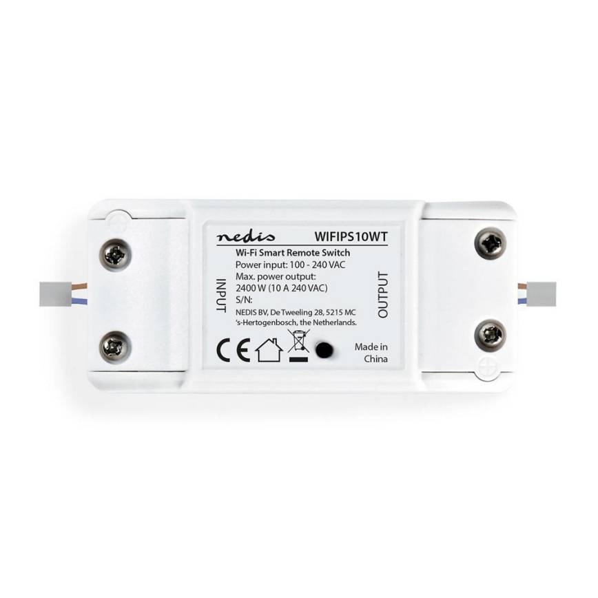 Slimme schakelaar voor elektrisch circuit 2500W / 230V / 17dBm Wifi