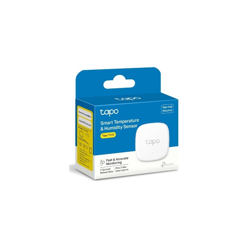 Slimme sensor voor het meten van temperatuur en luchtvochtigheid 1xCR2450