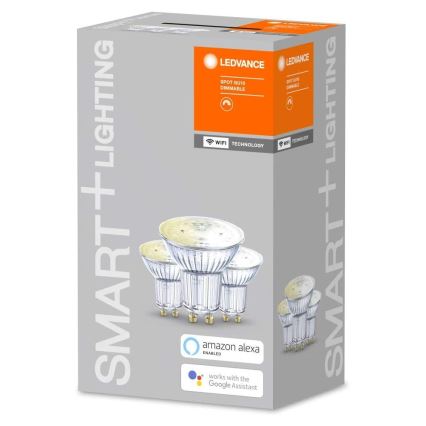 Slimme set van 3 LED lampen met Wi-Fi + GU10 / 5W / 230V 2.700K - Ledvance