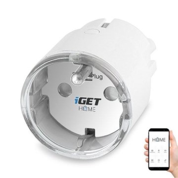 Slimme stekker met verbruiksmeting 3680W/230V Wi-Fi Tuya