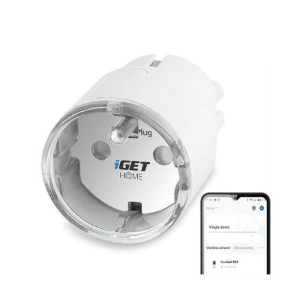 Slimme stekker met verbruiksmeting 3680W/230V Wi-Fi Tuya
