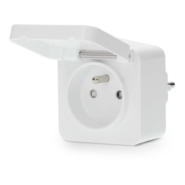 Slimme stekker Smartlife 3680W/230V/ Type E/16A Wi-Fi Tuya IP44