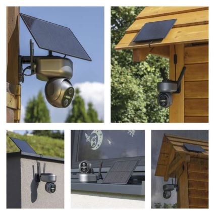 Slimme zonnecamera met een sensor GoSmart 4G/LTE 10400mAh 5V IP65 Tuya